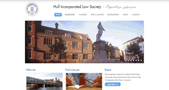 Desktop Screenshot of hulllawsociety.co.uk